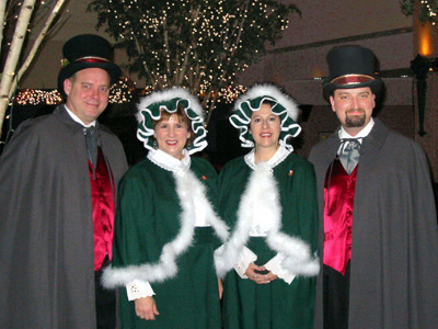 Caroling Company Victorian costumes