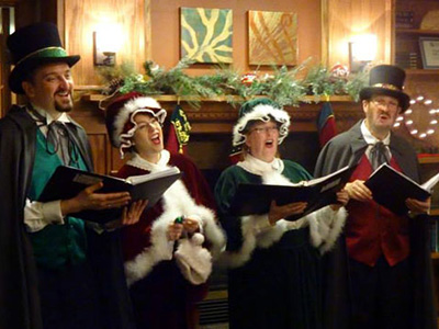 Caroling Company singing