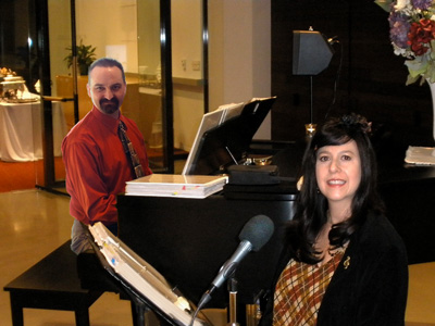 Jazz Duo at Face It Foundation